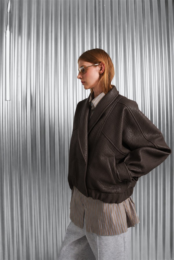ARPYES SEVEN-SOULED JACKET BROWN